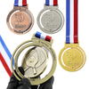 Custom Logo Sport Rotatable Spinning Pickleball Thanksgiving Gold Silver Bronze Race Medal Duathlon Medals With Lanyards