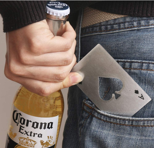 Custom Metal Antique White Bottle Opener