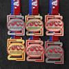 3d Soft Enamel Custom Metal Colors Grappling Federation Medal