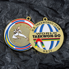 Custom Award Metal World Judo Sports Gold Taekwondo Team Medal