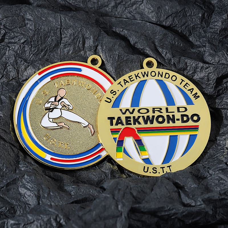 Custom Award Metal World Judo Sports Gold Taekwondo Team Medal
