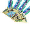 Custom Gold 4 Parts Puzzle 5k Stonewall Mountain Run Medal