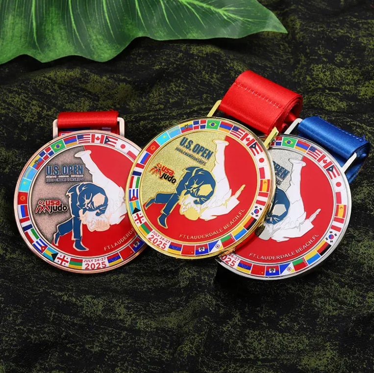 Custom Metal Gold Silver Brass Crafting Judo Souvenir Medals of Judo