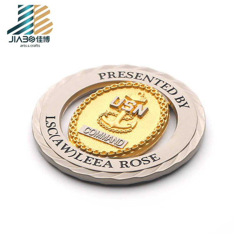 Souvenir Euro Custom Metal Silver Gold Challenge Antiqu Coin