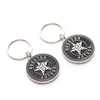 Custom Metal Black Soft Enamel Couple Key Ring Bulk logo