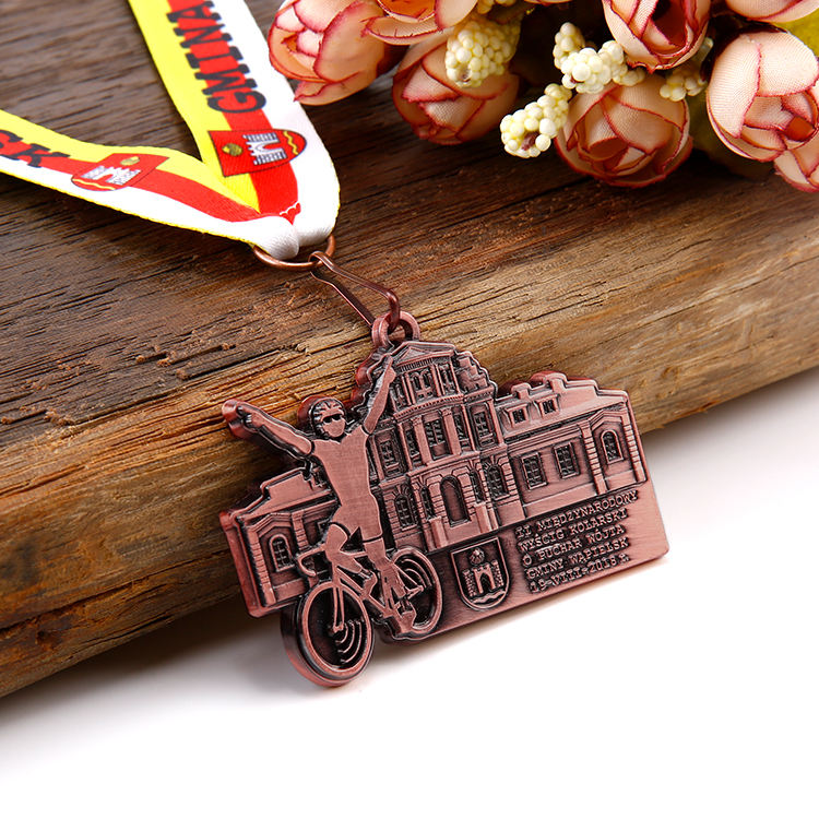 Custom Metal Mountain Bike Race Cycle Sports Medal
