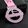 Custom Soft Enamel Bling Bling Glitter Dance Award Russian Gift Medals Custom