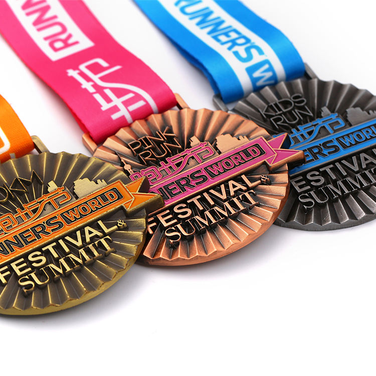 3D Marathon Custom logo Running Sports Medals