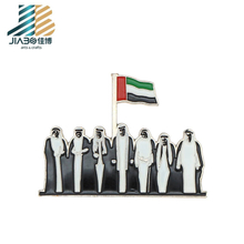 New Uae National Day Gifts Metal Flag Badge