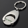 Custom Metal Supermarket Cart Token Shopping Trolley Coin Holder Keychain