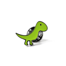 High Quality Promotional Custom Dinosaur Enamel Lapel Pin Cut Animal Badge