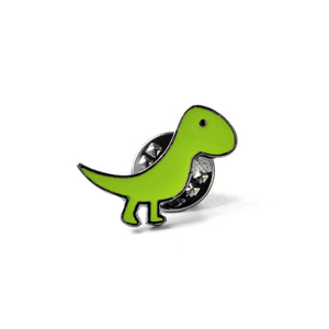 High Quality Promotional Custom Dinosaur Enamel Lapel Pin Cut Animal Badge