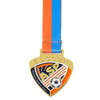 Custom Wholesale Gold Metal Football Soccer 3d Medal With Ribbon