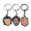 Feature Customize OEM High Qualitytoon Metal High Quality logo Keychain Keyring Blanks