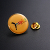 Promotion Custom Orange Epoxy Dome Coated Lapel Pin
