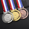 Custom Logo Sport Rotatable Spinning Pickleball Thanksgiving Gold Silver Bronze Race Medal Duathlon Medals With Lanyards