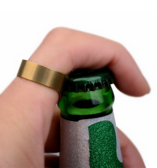 Custom Metal Antique White Bottle Opener