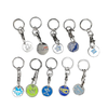 Supermarket Shop Personalized Euro Trolley Token