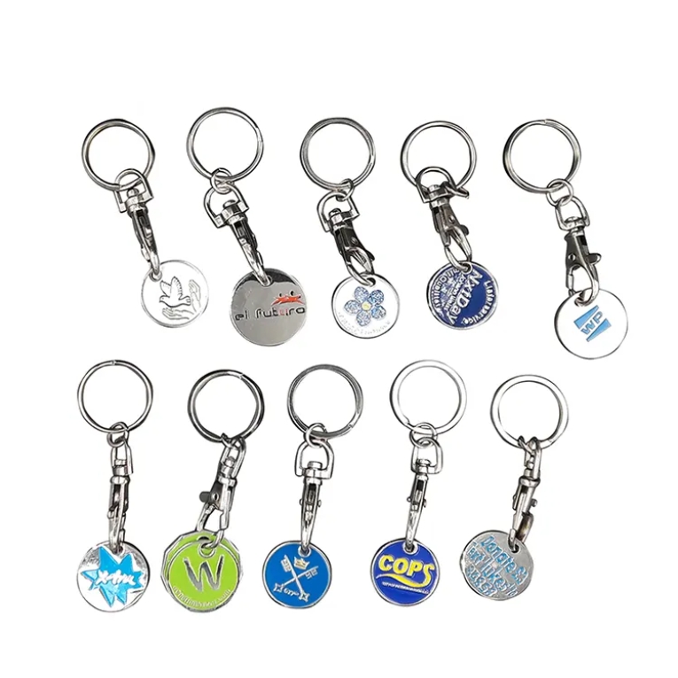Supermarket Shop Personalized Euro Trolley Token