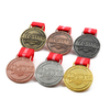 Custom Metal 6 Colors Gold Silver Copper Bronze Gun Black Silver Antique Copper Plated Medals