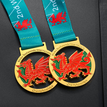 Hot Sale Metal Award Taekwondo Gold Silver Sport Custom Dragon Medal