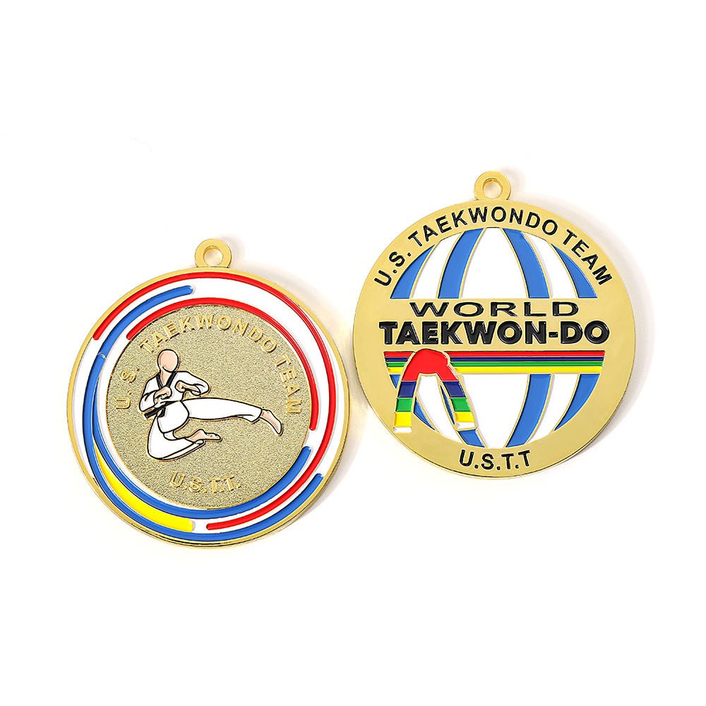 Custom Award Metal World Judo Sports Gold Taekwondo Team Medal