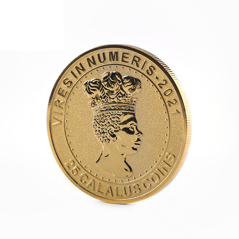 Manufacture Gold Metal Souvenir Coins Custom Gold Challenge Coin
