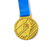 Custom Metal 3d Gold Plated Taekwondo Medals With Ribbon
