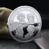 Custom Metal Mirror Coins Silver Souvenir