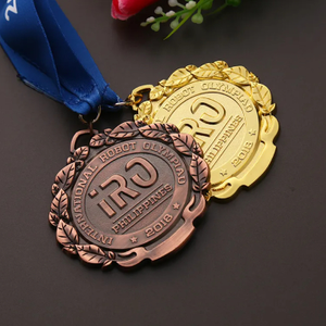 Custom Metal Run Race Gold Silver Bronze Medel