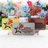Custom Gold Silver Bronze Metal Badminton Championship Medal with Printed Ribbon