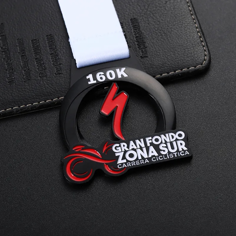 High Quality Sports Metal Award Bicycle Bike Race Sport 3d Hollow Cycling Bicycle Medals