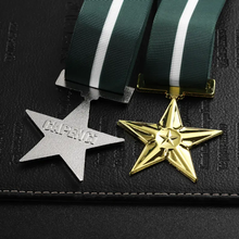 Custom Metal Gold Silver Zinc Alloy Reward Royal Medal in Star Shape