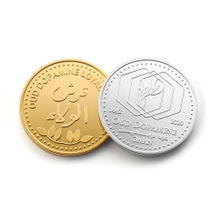 Custom Metal Making Die Cutting Gold Coin Germany