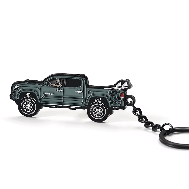 Custom Metal Soft Enamel Black Car Key Holder Luxury Classic Wholesale Car Keychain