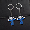 Custom Cartoon Hard Enamel Metal Mini Taekwondo Boy Keychain