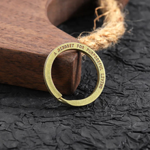 25mm 30mm Round DIY Flat Custom logo Metal Engraved Laser Stainless Steel Gold Plated Brass Split Key Ring