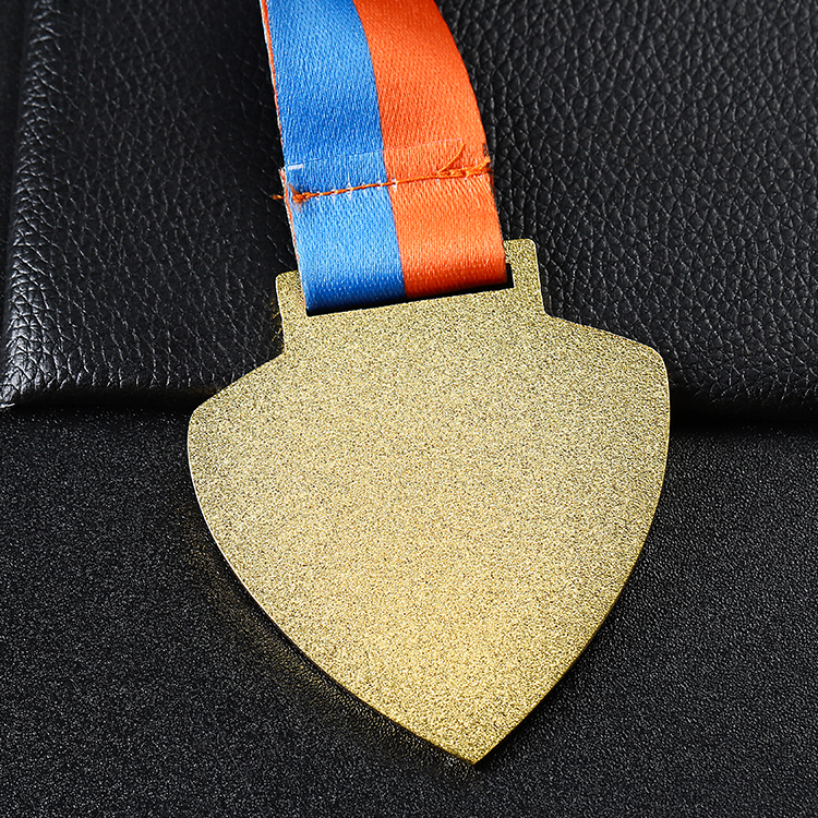 Custom Wholesale Gold Metal Football Soccer 3d Medal With Ribbon