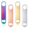 Cheap Personalized Customized Blank Metal Bottle Opener Black Color