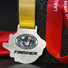High Quality Medal Award Manufacturer Custom Medal Metal Zinc Alloy Silver Labuan Team Mountain Bike Bicycle Cycling Medals