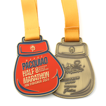 Custom High Quality 10k Finisher Half Marathon Metal Runner Medals for Marathon