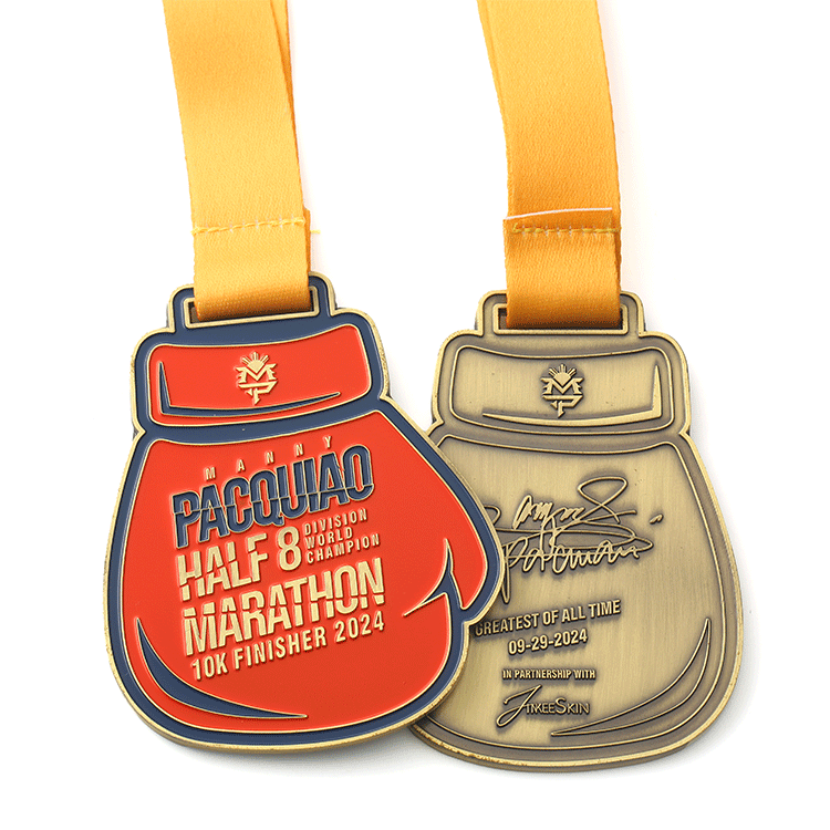 Custom High Quality 10k Finisher Half Marathon Metal Runner Medals for Marathon