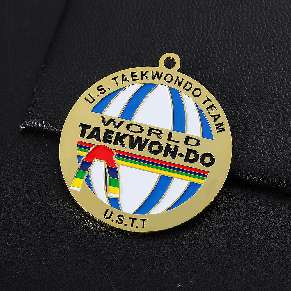 Custom Award Metal World Judo Sports Gold Taekwondo Team Medal