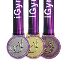 Custom 3d Gym Championship Club Award Custom Logo Dance Medals