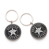 Custom Metal Black Soft Enamel Couple Key Ring Bulk logo