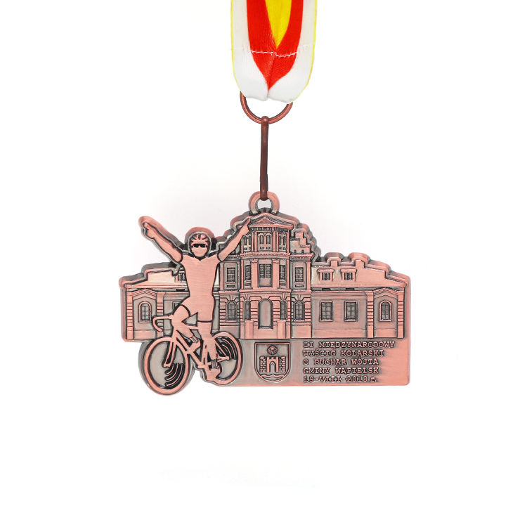 Custom Metal Mountain Bike Race Cycle Sports Medal