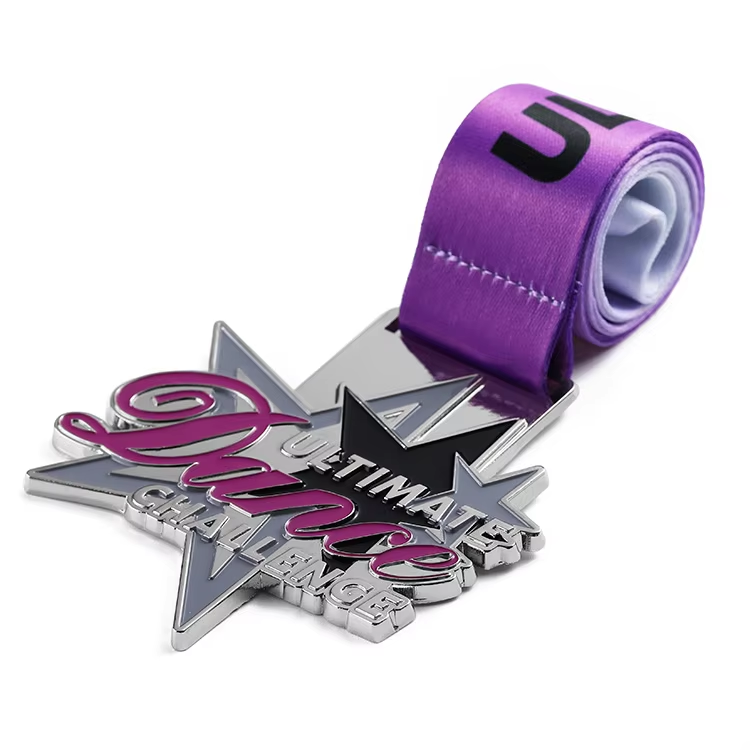New Arrival Medal Award Customization Design Metal Zinc Alloy Medals And Trophies Star Winner Dance Competition Medals