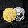 Factory Cheap Custom Silver Gold logo Sale Coins