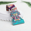 Carnival Medallion Custom Sublimation Medals Uv Printed Zinc Alloy Award Baseball Dance Fitness Run Medals To Personalize