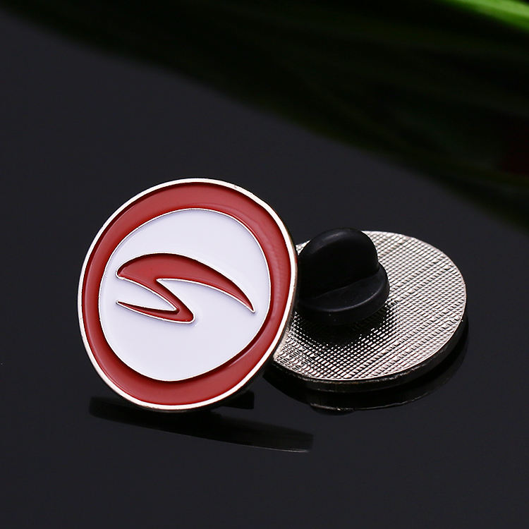 Promotional Gift Custom logo Metal Pin, Soft Enamel Badge